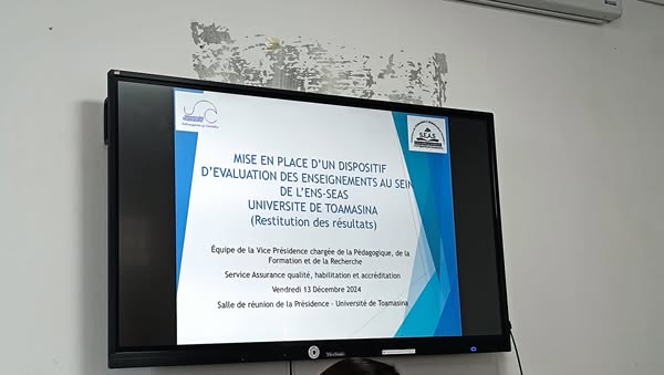 470208234_553814937495457_6080066544760039708_n Restitution des résultats de l'évaluation des enseignements à l'ENS SEAS